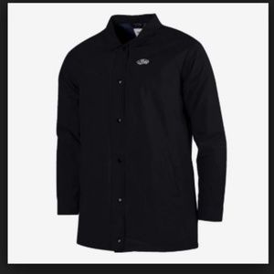 Vans Thanks coach MET Long Black Jacket NWT